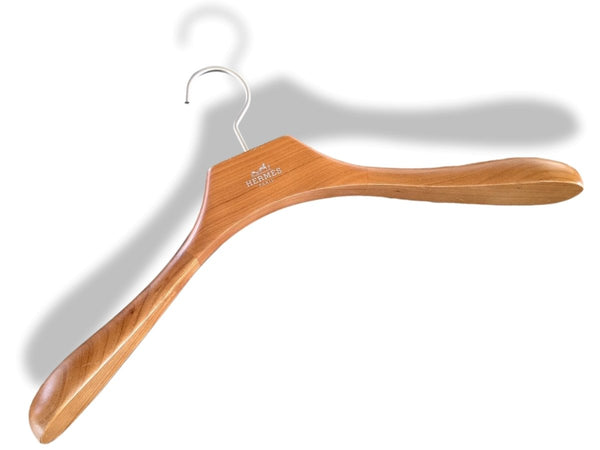 Hermes Wooden Clothing Hanger 38 cm - poupishop