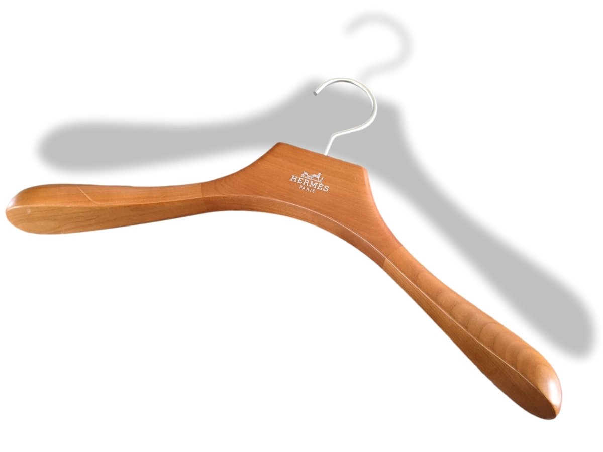 Hermes Wooden Clothing Hanger 42 cm - poupishop