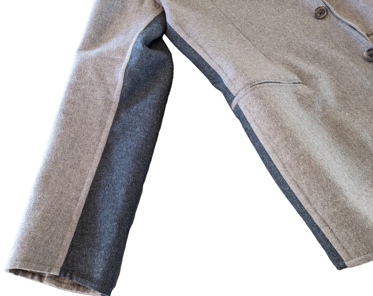 Hermes Mole/Anthracite 100% Virgin Wool Men's Jacket Sz54