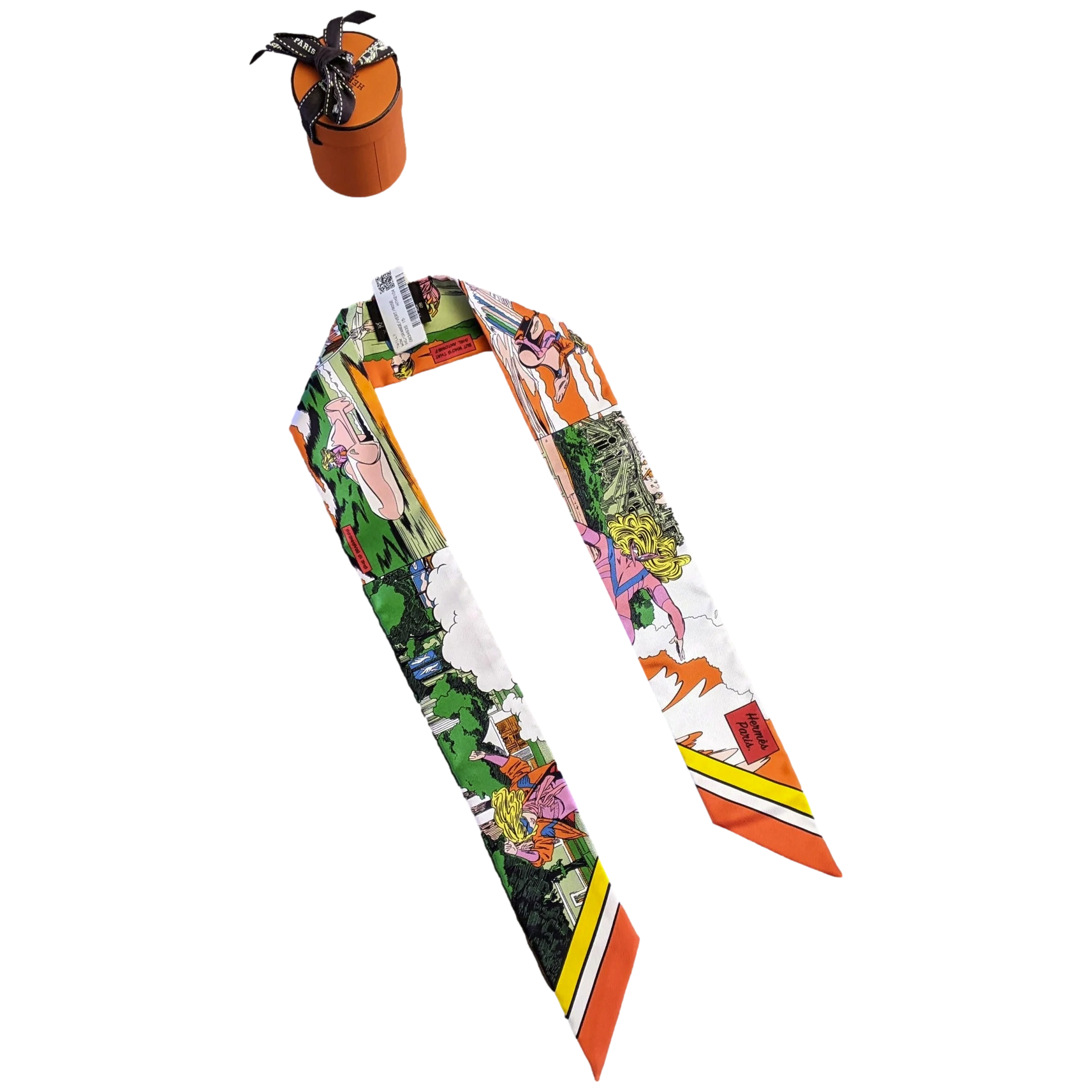 Hermes [T6] Orange/Vert/Rose "Wow" by Ugo Bienvenu Twilly