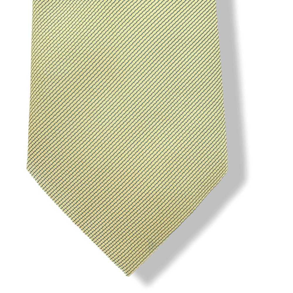 Hermes Yellow Duck Luminous and Classic Twill Silk Tie 9cm, New in Pochette! - poupishop