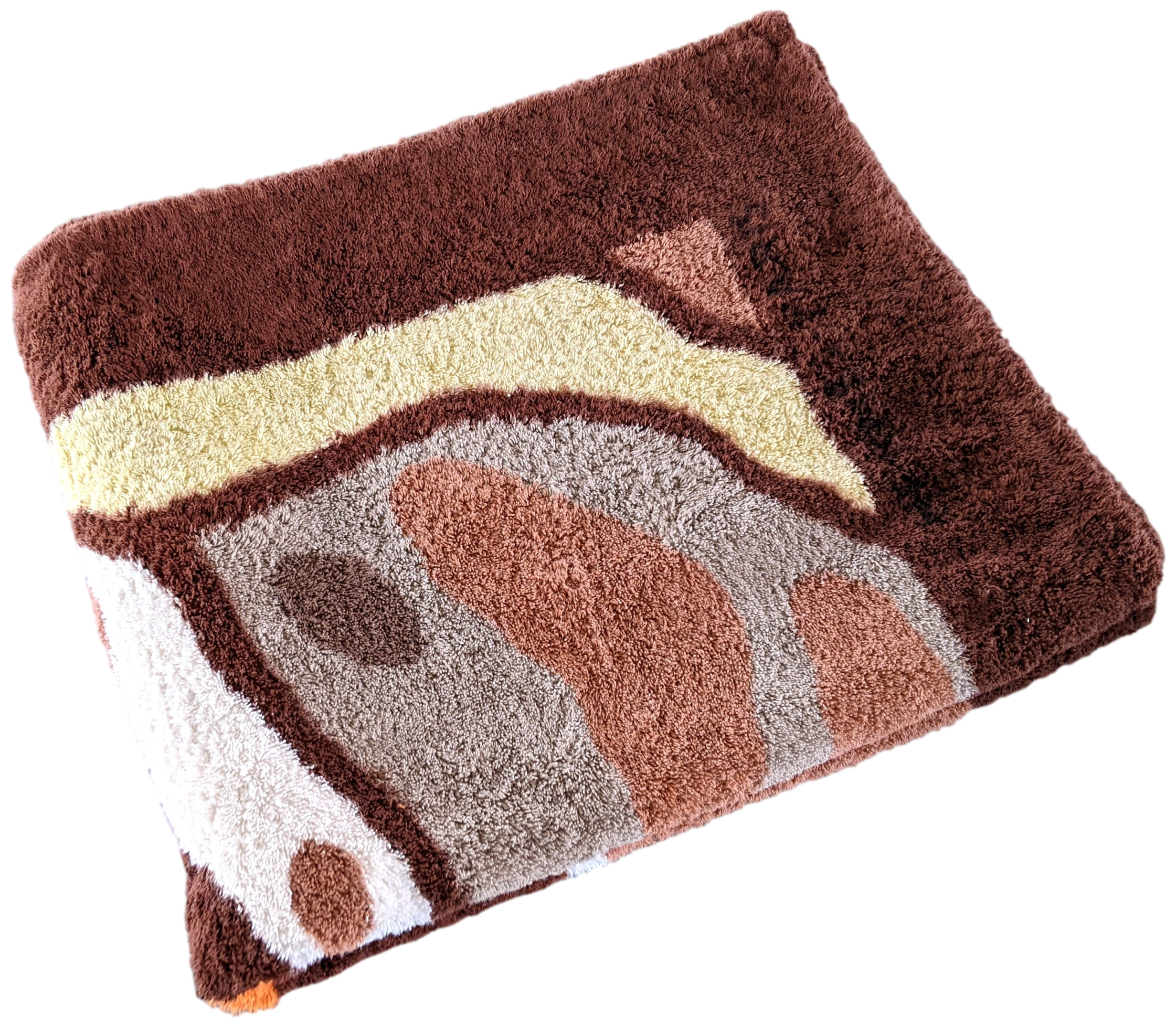 Produits Hermes Marron "Yeux de Tigre" Tapis de Plage Terry Beach Towel 150 x 90 cm