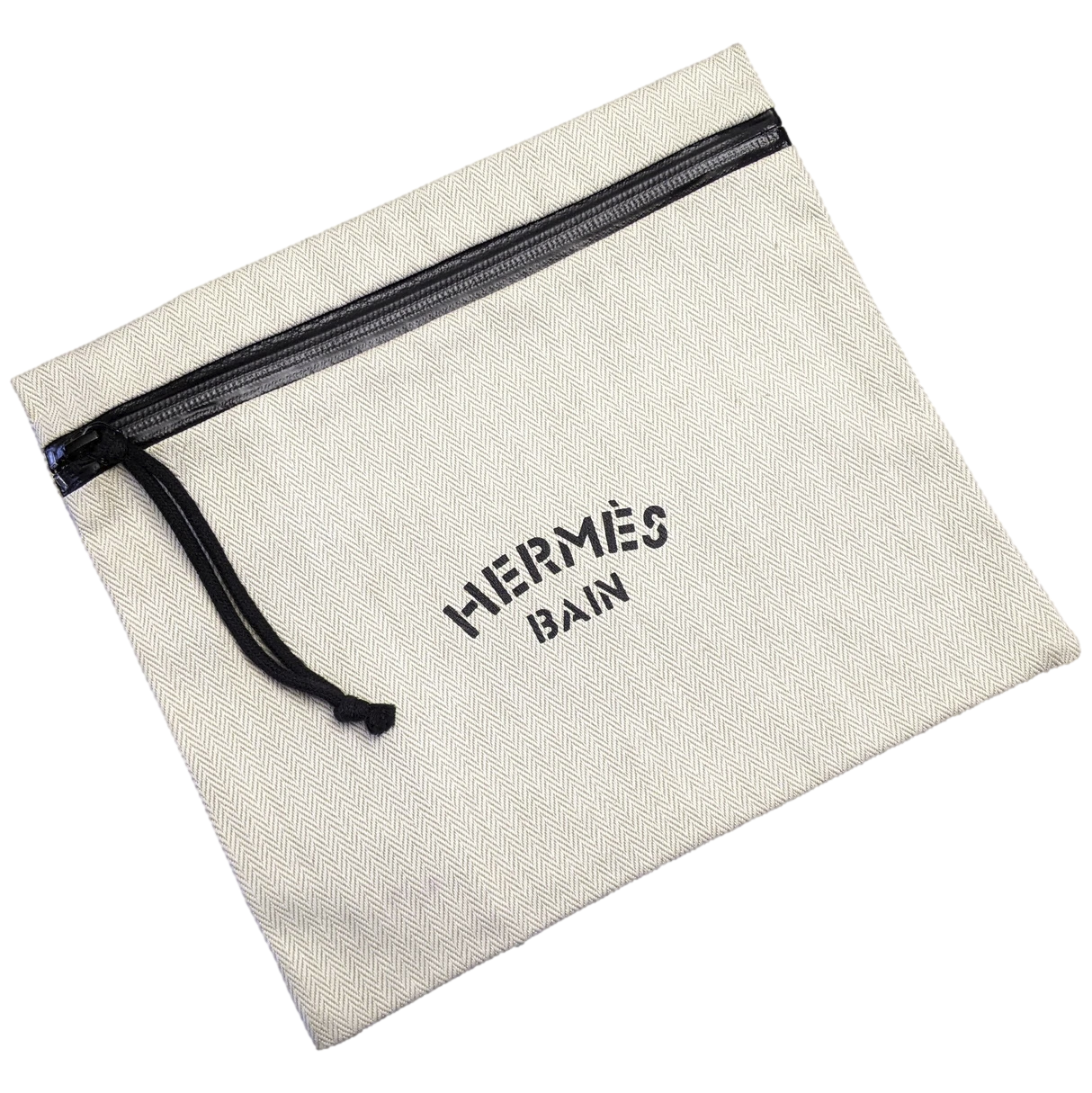 Hermes Bain Waterproof Zip Swimsuit/Cosmetic Bag