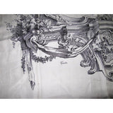 Hubert de Givenchy x Costa 1954 New Year Greetings Artist Silk Scarf - poupishop