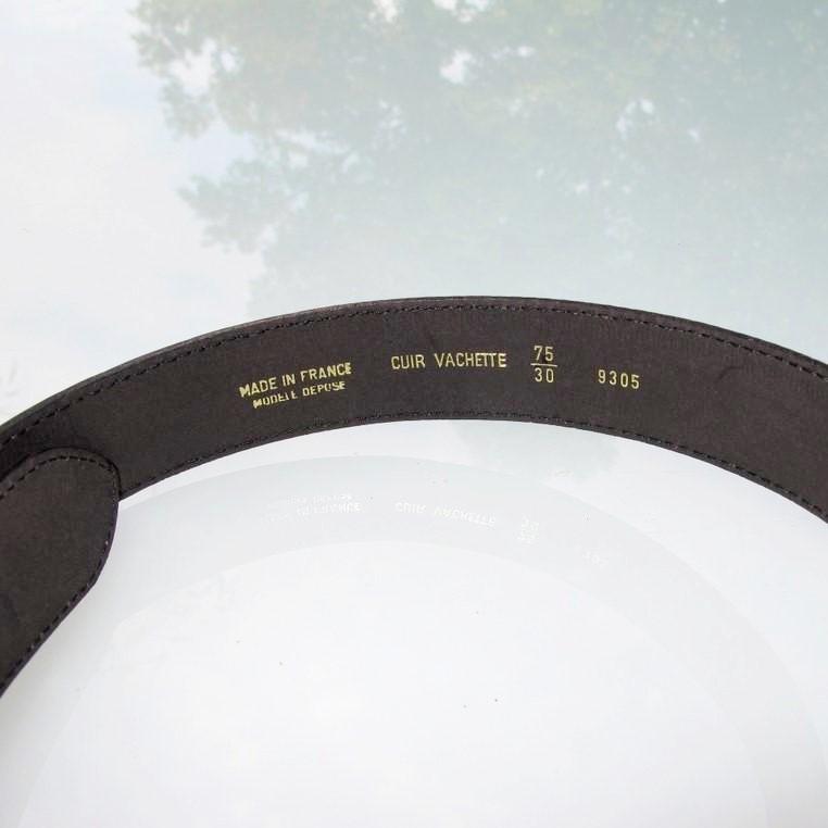 J.H. Wyckman Gigue Vintage Horse Double Buckles Belt Sz75, New! - poupishop