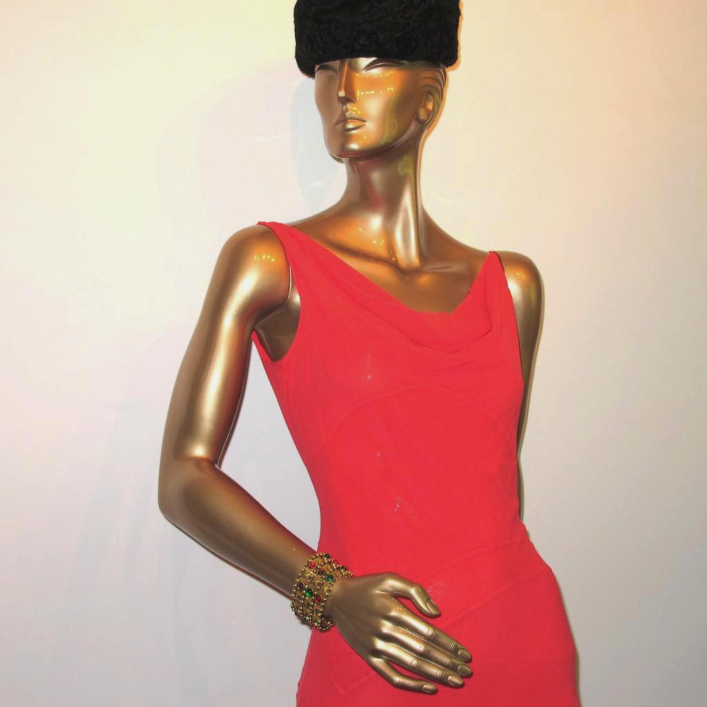 John Galliano Mousseline of Silk Papillon Evening Gown Sz40, NWT! - poupishop