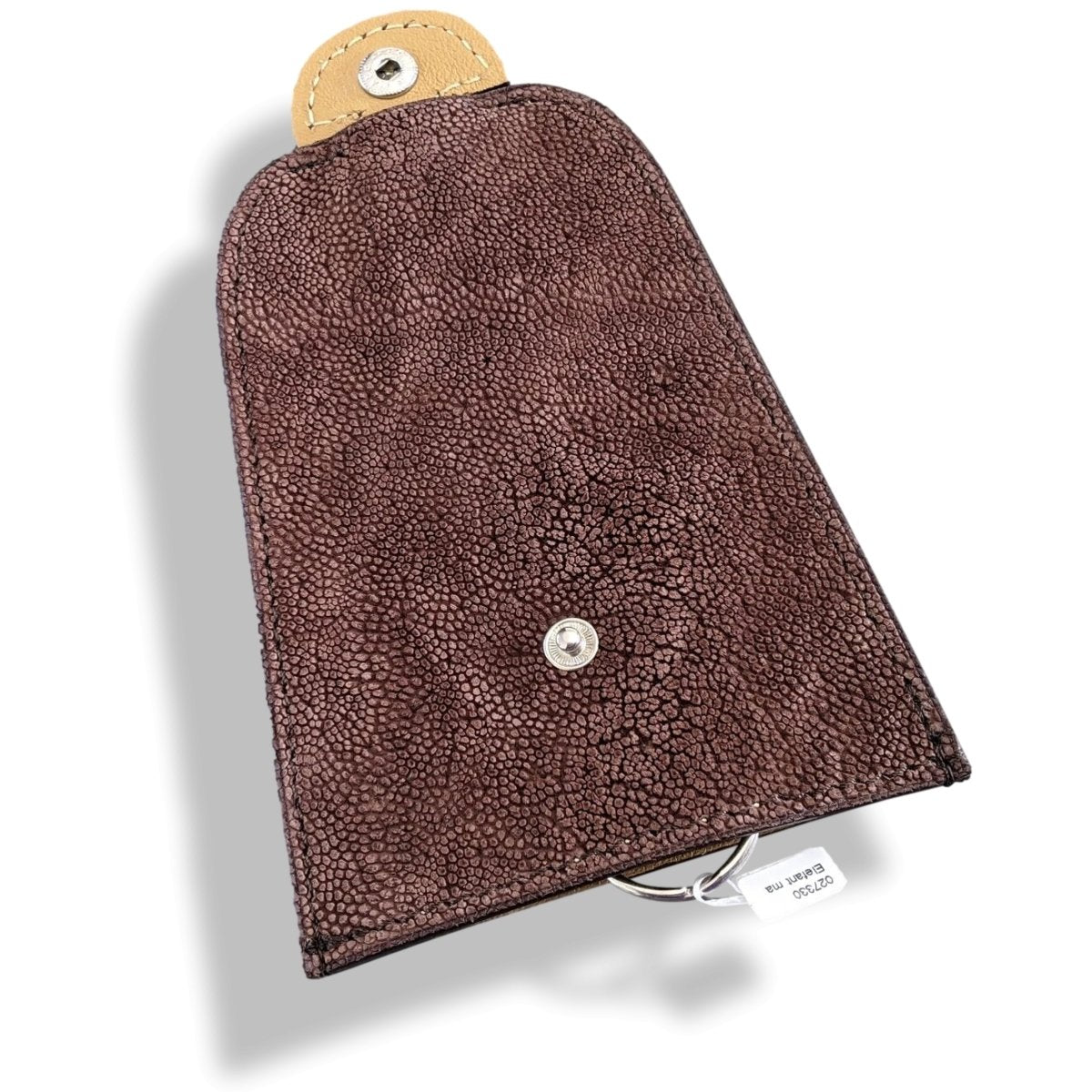 Kaufmann Brown Elephant Skin Keyring model Clochette GM, Rare, New! - poupishop