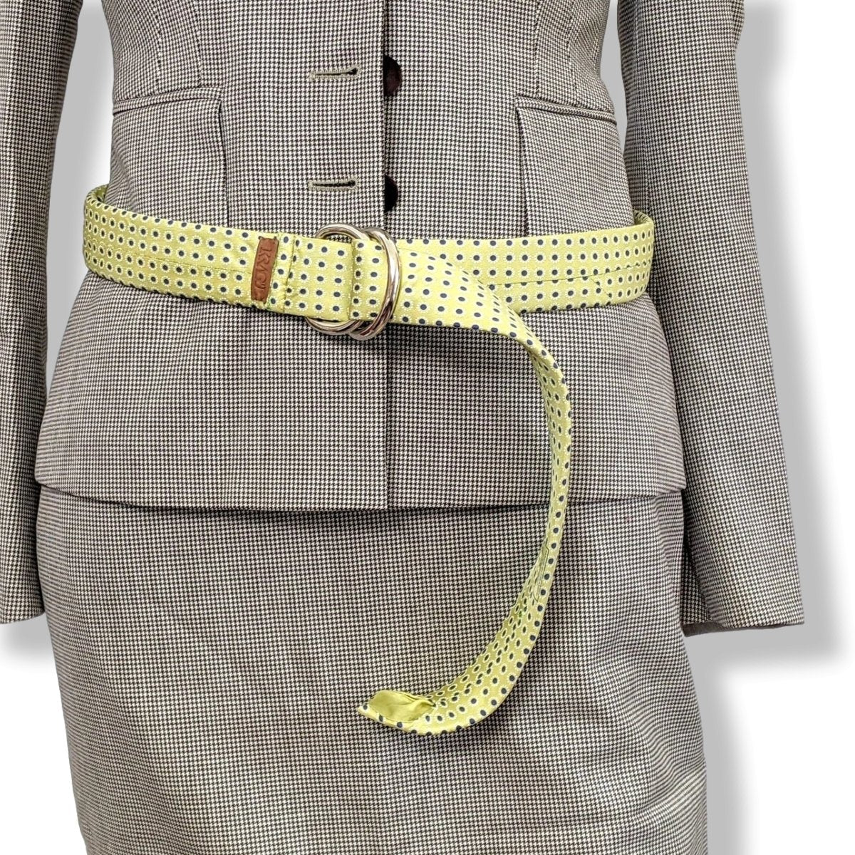 KRAGÜ 2018 Anis/bleu/Blanc Special Limited Issue Hermes TIE - BELT Twill Silk 4 x 115cm, RARE and BNIB! - poupishop