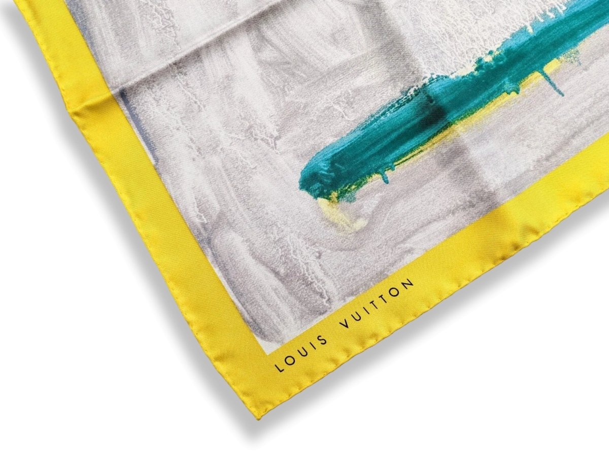 Louis Vuitton 2007 Special Issue Alberto Giacometti Artist Silk Scarf Edt, Box! - poupishop