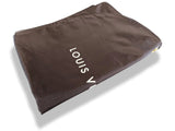 Louis Vuitton Brown Thick Canvas/Leather Trim Clothe Cover, New! - poupishop