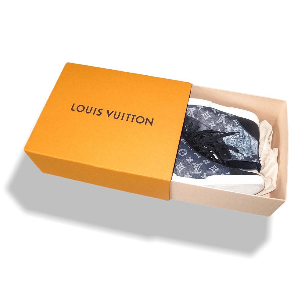 Louis Vuitton & Chapman Brothers Lion Sneakers Men Shoes, Sz 6.5/42 - poupishop