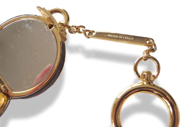 Louis Vuitton Micro Boite Chapeau with Mirror Bag Charm Key Holder Keyrings, NIB! - poupishop