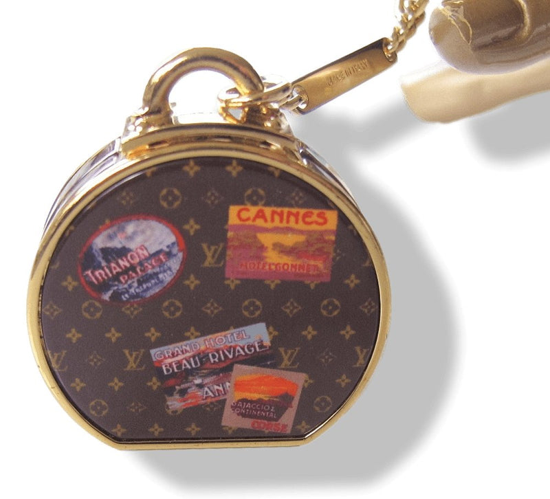 Louis Vuitton Micro Boite Chapeau with Mirror Bag Charm Key Holder Keyrings  NIB!
