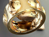 Louis Vuitton Unisex Yellow Gold 750 EMPREINTE GM Ring Sz 60, Superb! - poupishop