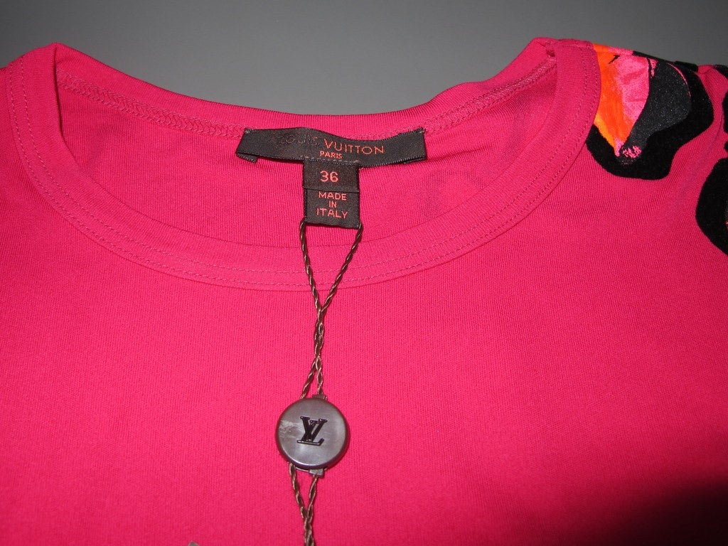Louis Vuitton x Stephen Sprouse Graffiti Roses Mini Dress Sz36, NWT! - poupishop