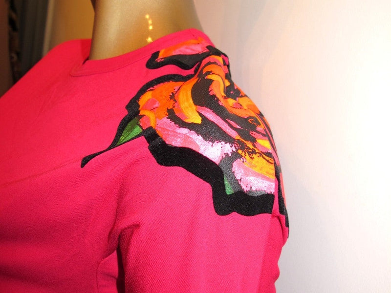 Stephen Sprouse Rose Graffiti Dress, Authentic & Vintage