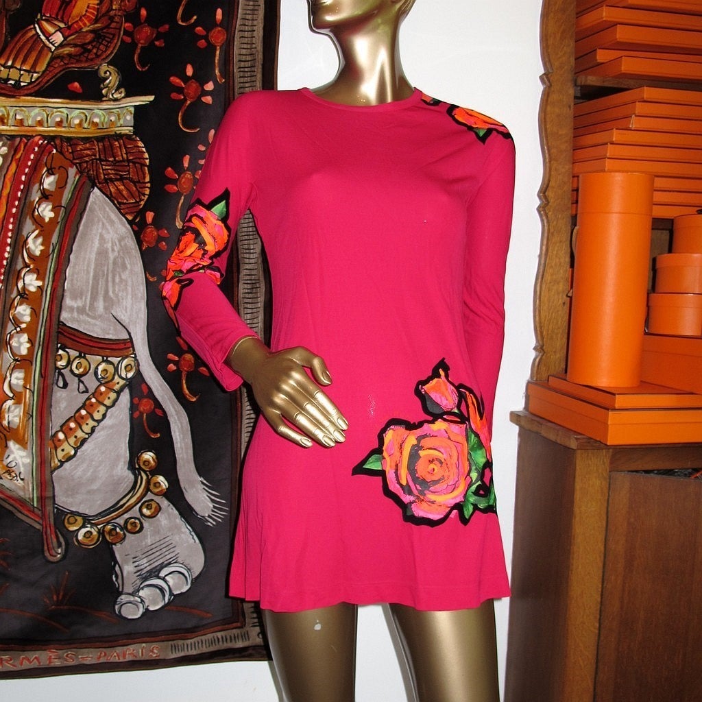 Louis Vuitton x Stephen Sprouse Graffiti Roses Mini Dress Sz36, NWT! - poupishop