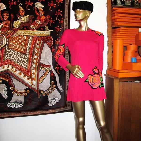 Louis Vuitton x Stephen Sprouse Graffiti Roses Mini Dress Sz36, NWT! - poupishop