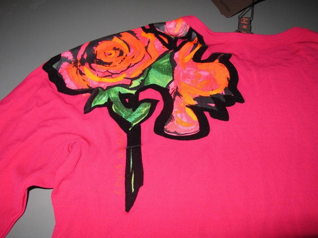 Louis Vuitton x Stephen Sprouse Graffiti Roses Mini Dress Sz36, NWT! - poupishop