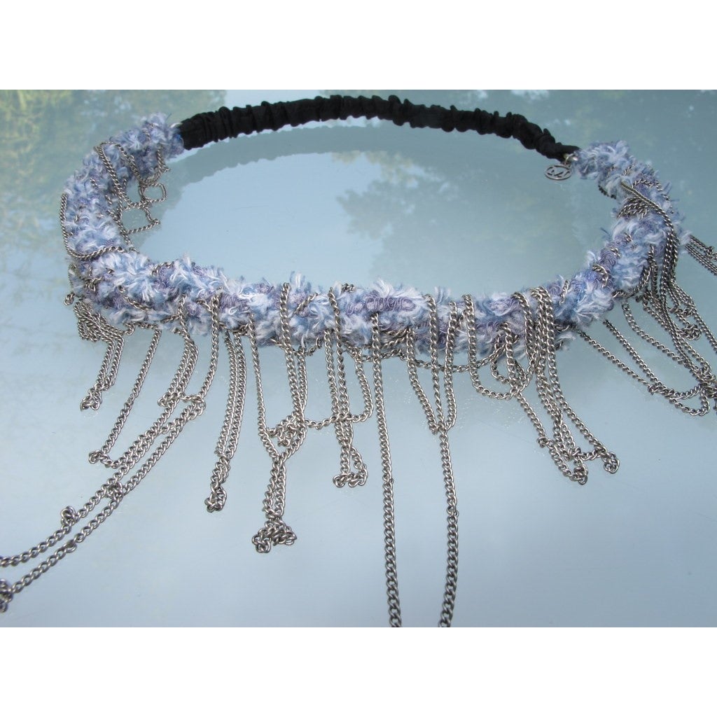 Maison Michel Bouclette Chains Hair Headband, SzL - poupishop