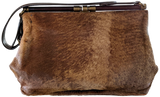 Marni Vintage Foal Fur/Patent Leather Old Malette Bag 36 cm
