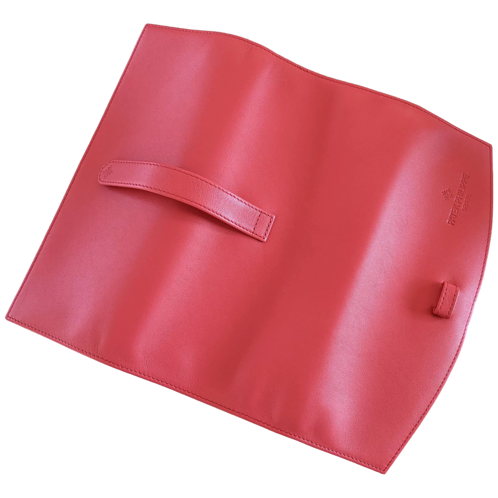 Patek Philippe Geneve [PA3] Vip Plum/Coquelicot Leather Travel Jewelry/Watch Holder