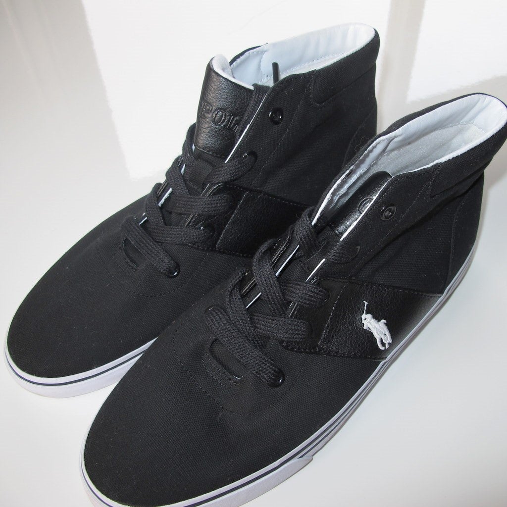 Polo Ralph Lauren Henderson Hi-Top Sneaker Men Shoes, New! - poupishop