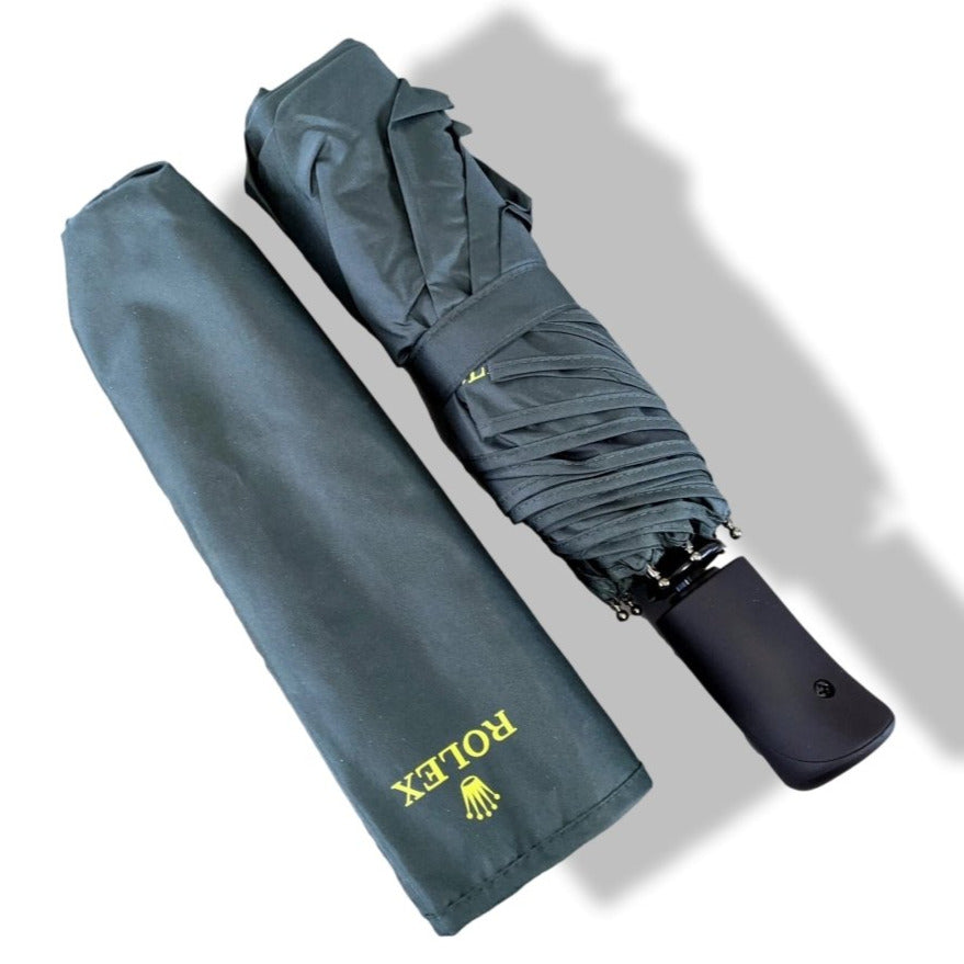 Rolex VIP Vert Bouteille GustBuster Golf Automatic Pocket Ombrella Parapluie de Poche, New! - poupishop