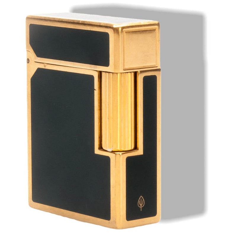 St Dupont Black Chinese Laquer Jacky Kennedy Lighter, Papers and Box! - poupishop