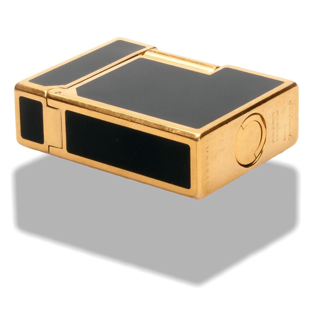 St Dupont Black Chinese Laquer Jacky Kennedy Lighter, Papers and Box! - poupishop