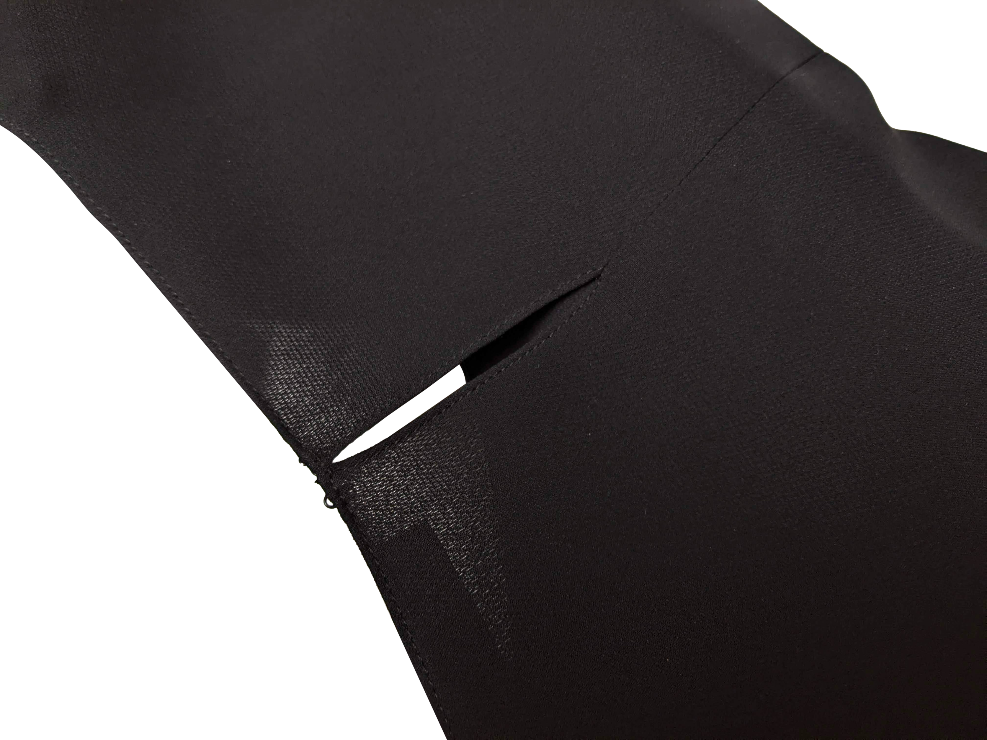 The Row Retro "Cobai" Black Long Dress Gown SzM