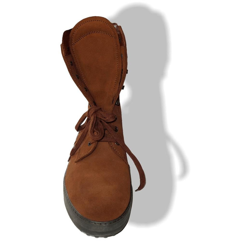 TODS Brown Winter Gommino Ankle Boots in Suede Men Shoes Size 10, New with Shoe Tree! - poupishop