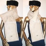 UGG Australia Winter Shearling Sheepskin Scarf Stole - poupishop