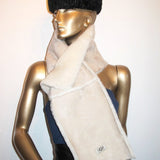 UGG Australia Winter Shearling Sheepskin Scarf Stole - poupishop