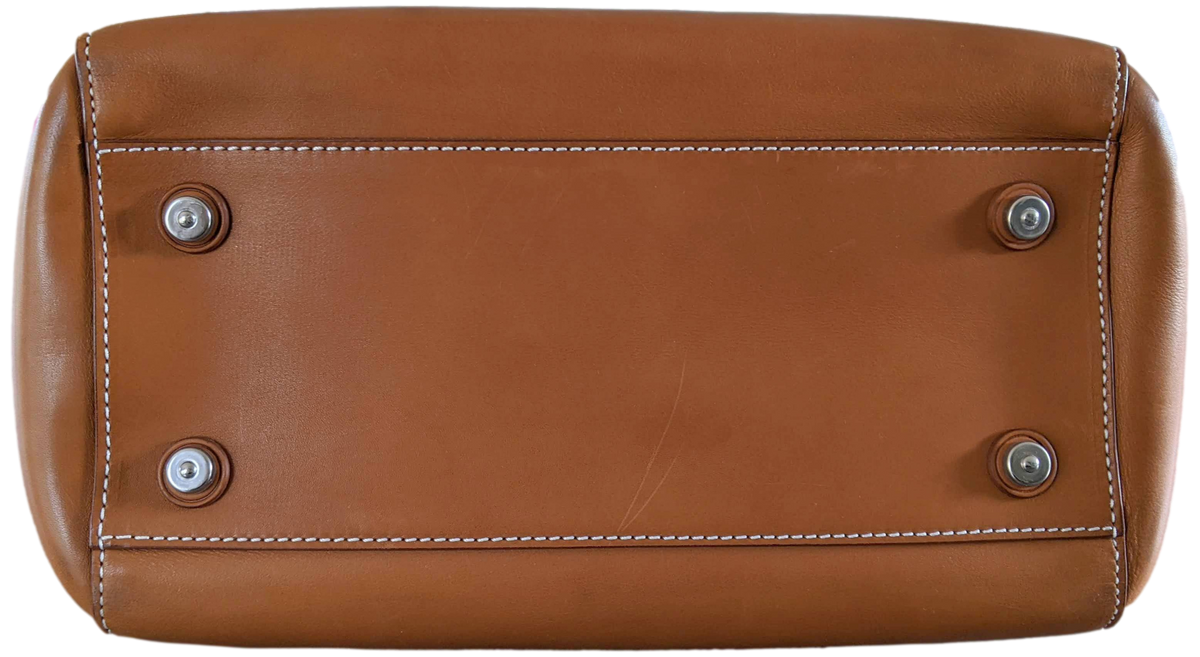 Van Astyn Fauve Calfskin Leather Handbag Bag 30 cm
