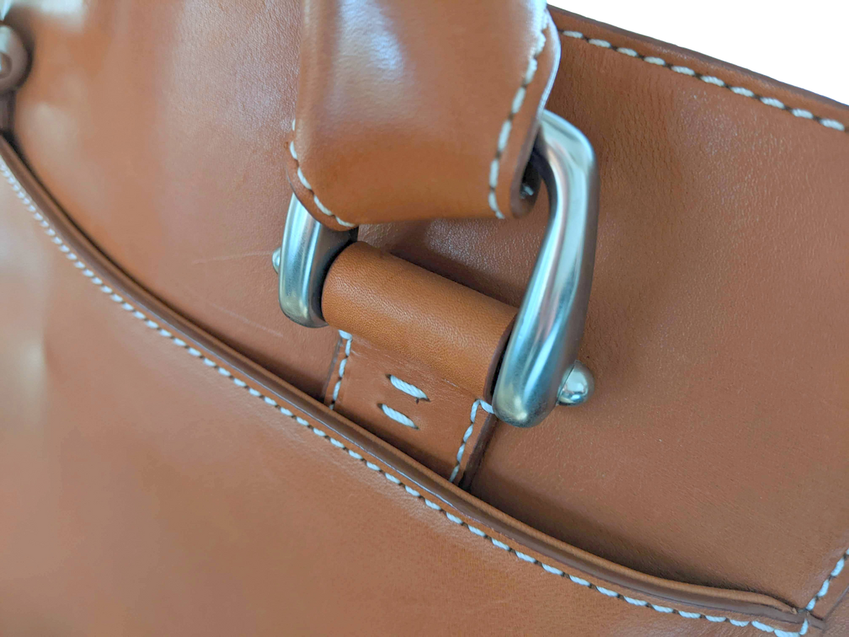 Van Astyn Fauve Calfskin Leather Handbag Bag 30 cm