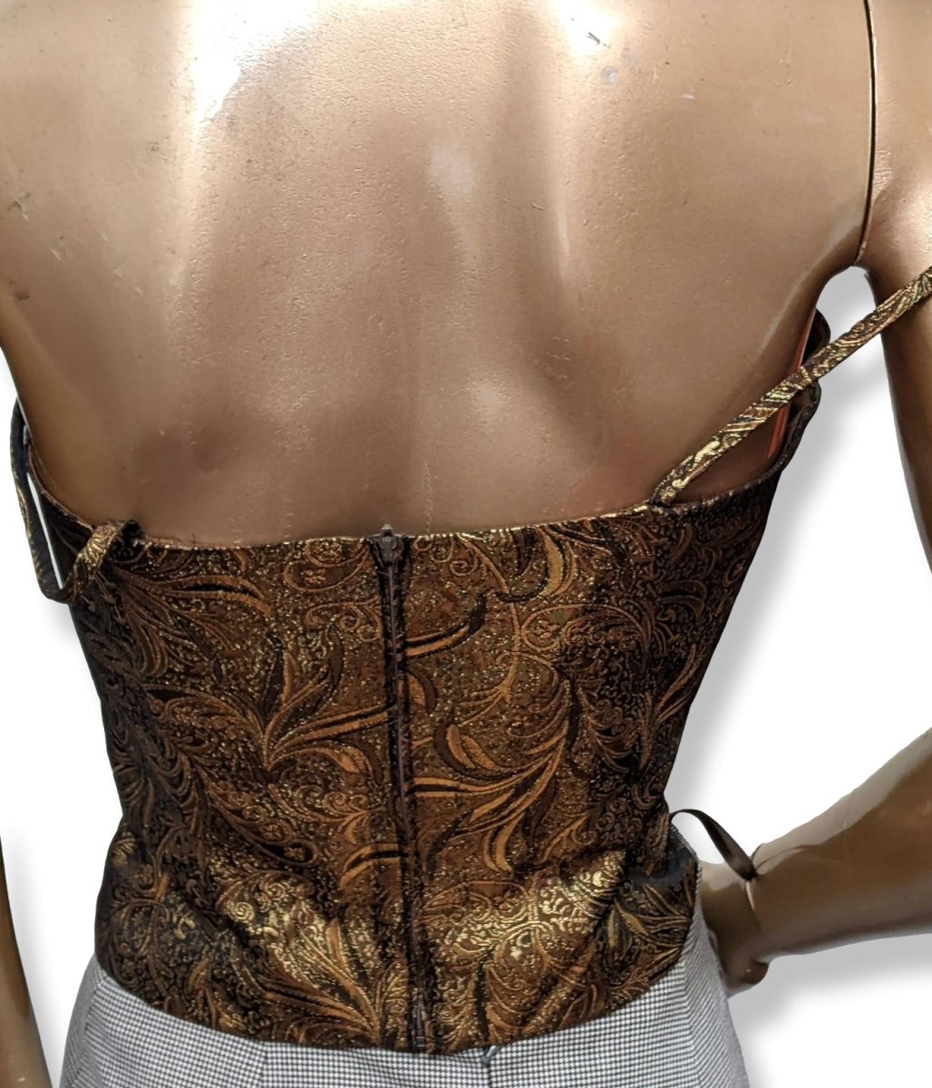 Vero Moda Gold/Brown Sparkling Evening Sleeveless Top, Lovely! - poupishop