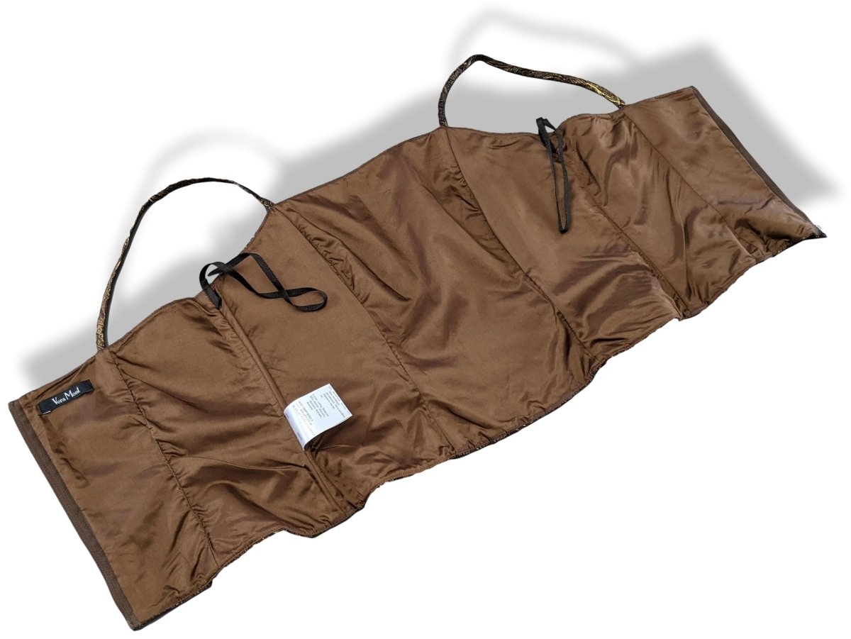 Vero Moda Gold/Brown Sparkling Evening Sleeveless Top, Lovely! - poupishop
