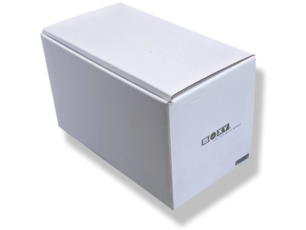 WEMPE BOXY Automatic Fancy Brick Watch Winder with AC Adapter, VIP, BNIB! - poupishop