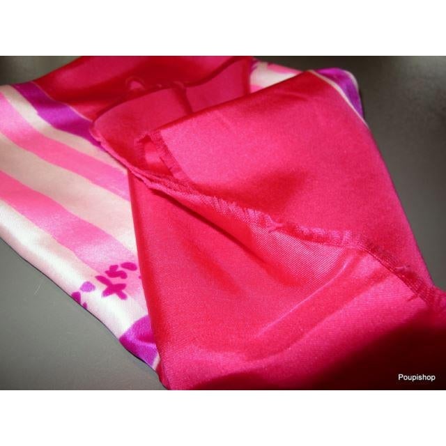 Yves Saint Laurent 1960 for Christian Dior Bonheur Silk Artist Scarf - poupishop