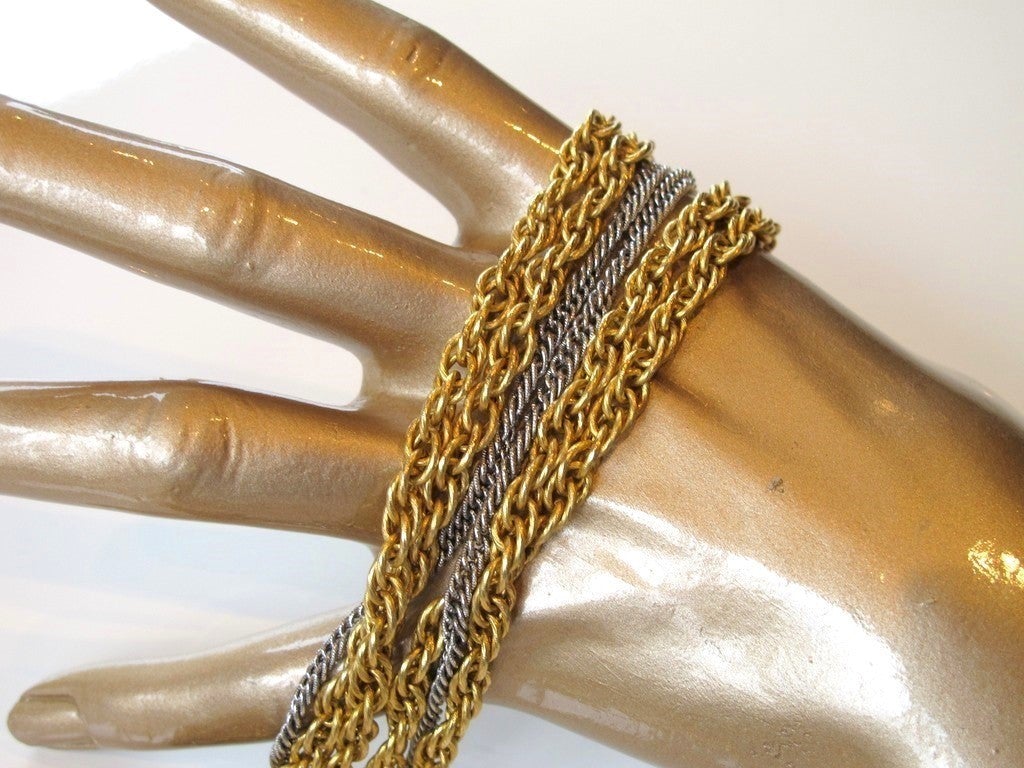 Yves Saint Laurent 1970s Haute Couture Huge Flower Necklace, Rare! - poupishop