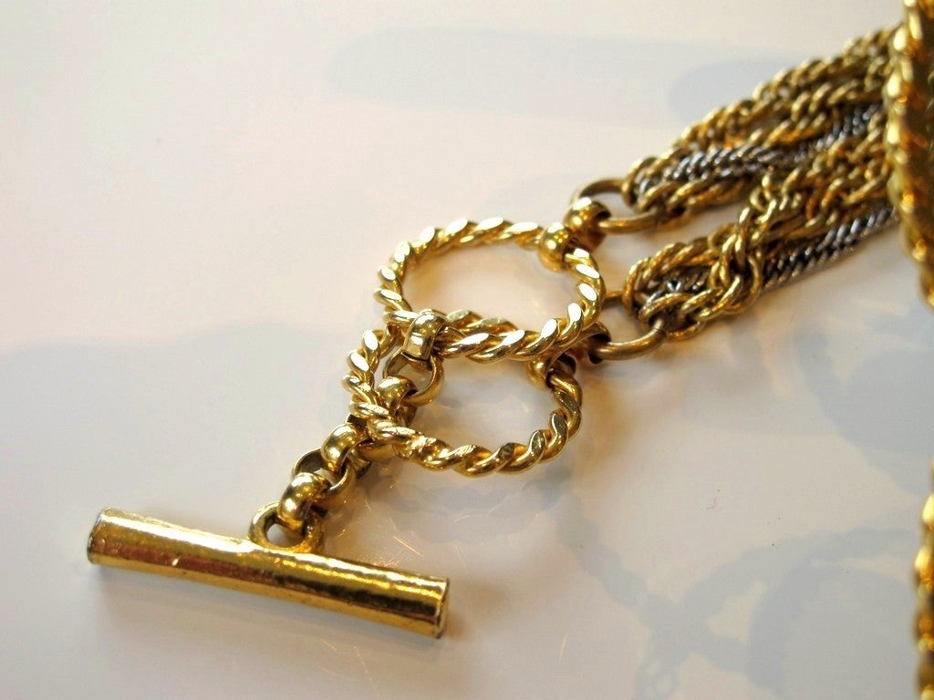 Yves Saint Laurent 1970s Haute Couture Huge Flower Necklace, Rare! - poupishop
