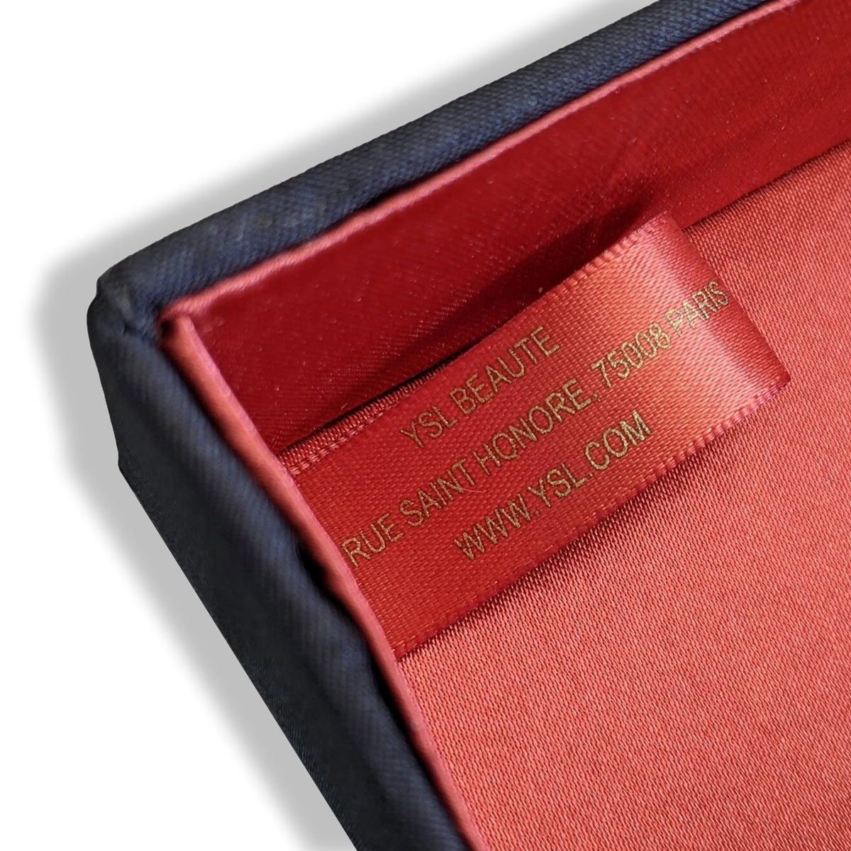 YVES SAINT LAURENT PARFUMS Black Suede Travel Jewels Cosmetic Box YSL with Mirror, New!